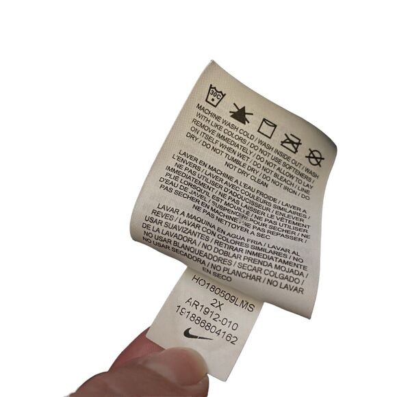 Nike Pro HyperWarm Womens Plus Size 2X Leggings AR1912-010 Black Workout - Picture 3 of 12